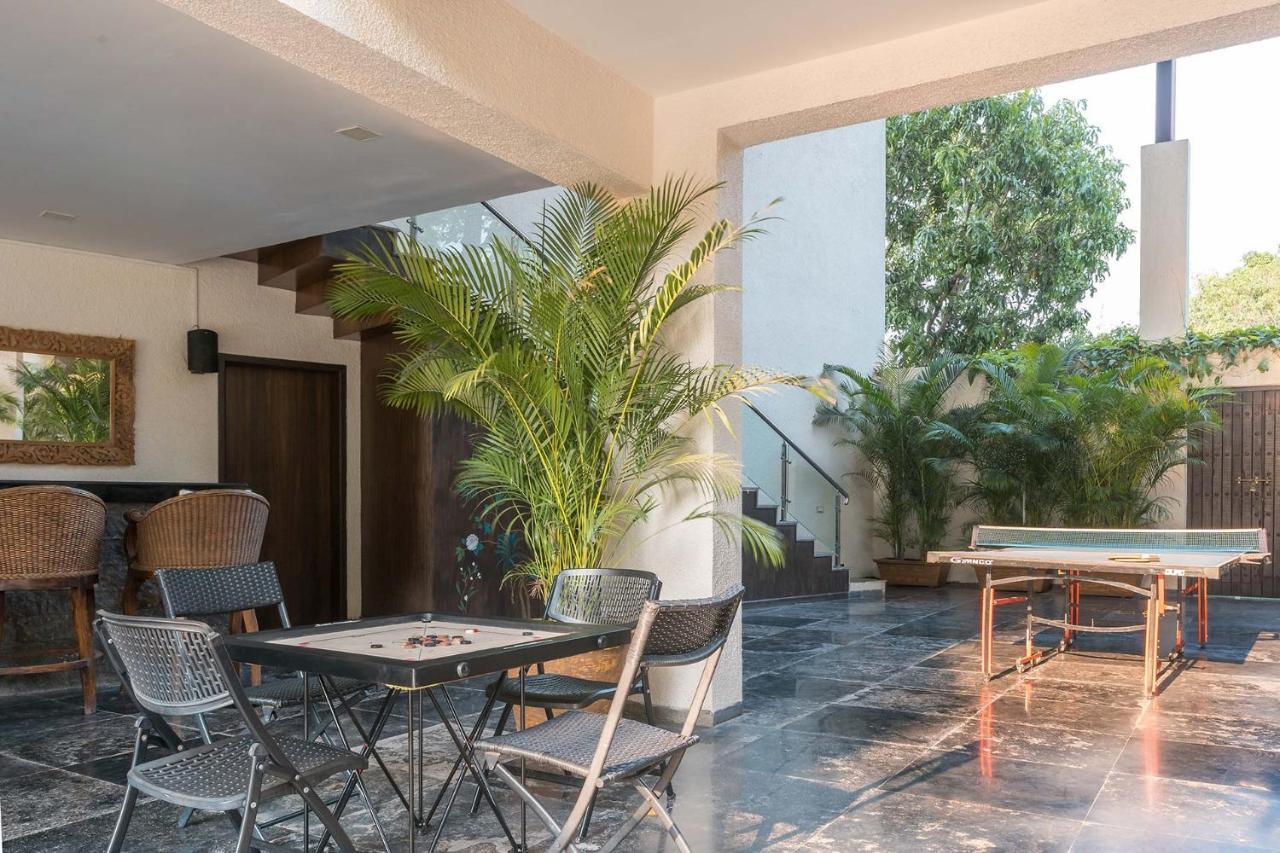 The Leaf By Stayvista - An Enchanting Escape Offering A Pool, Terrace, Lush Lawn, Contemporary Interiors, And Indoor Games Alibag Luaran gambar